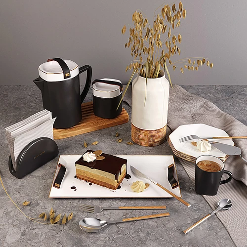 Coffee set 美式桌面食物摆件组合