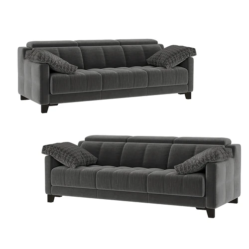 Sofa DVN 美式黑灰沙发