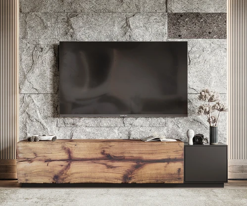 侘寂电视柜3D模型