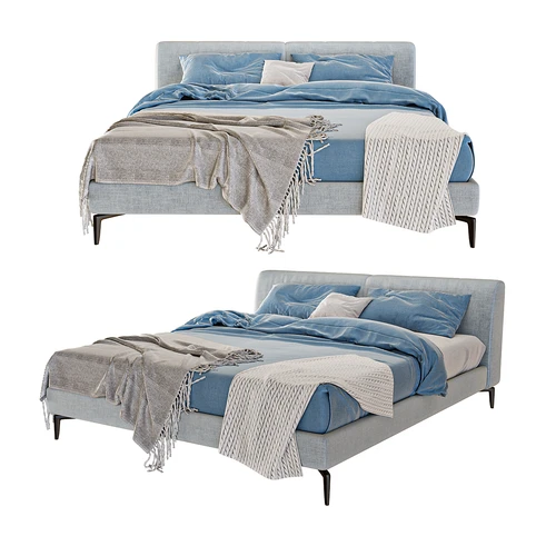 Bed Margot 简欧双人床