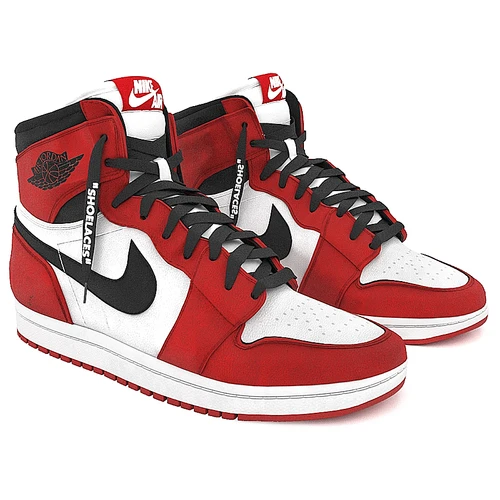 红色耐克 Air Jordan 1 复古
