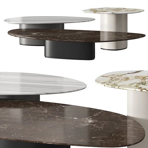 Giorgetti 现代茶几边几组合