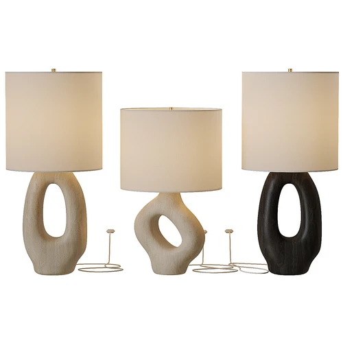 West elm 现代侘寂风台灯