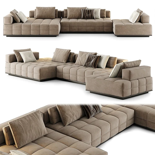 Minotti 现代转角沙发