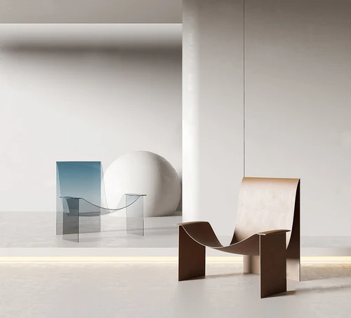 Minotti 现代皮革休闲椅子