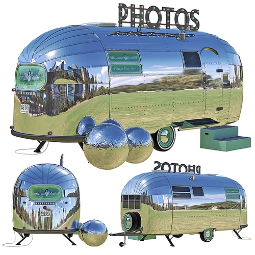 复古摄影工作室 Airstreamstudio