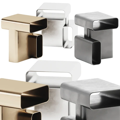 Cassina 现代金属边几角几