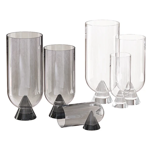 Vase GLACIES 现代大气玻璃花瓶