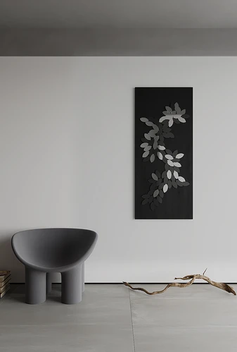 现代新中式立体金属装饰画挂件