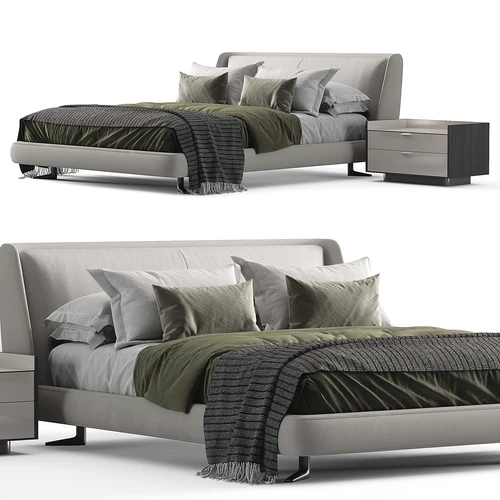 Minotti spencer现代双人床