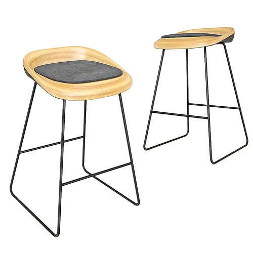 Stool TOU 北欧宽脚吧椅