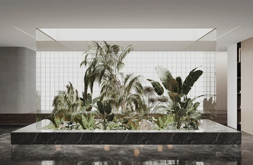 现代植物堆