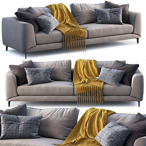 北欧风情 Boconcept 现代双人沙发