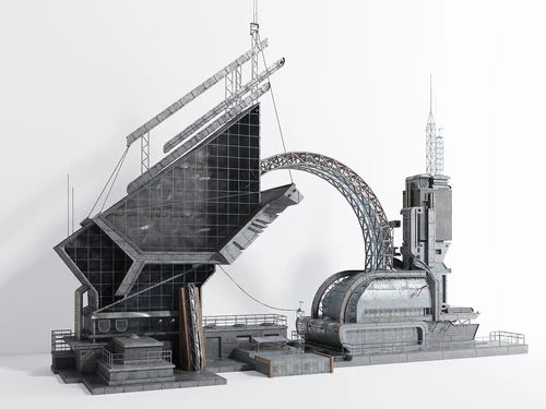 现代风格科幻建筑