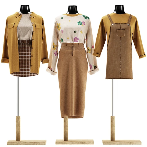现代服装模特
