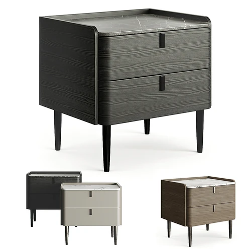 minotti 现代床头柜