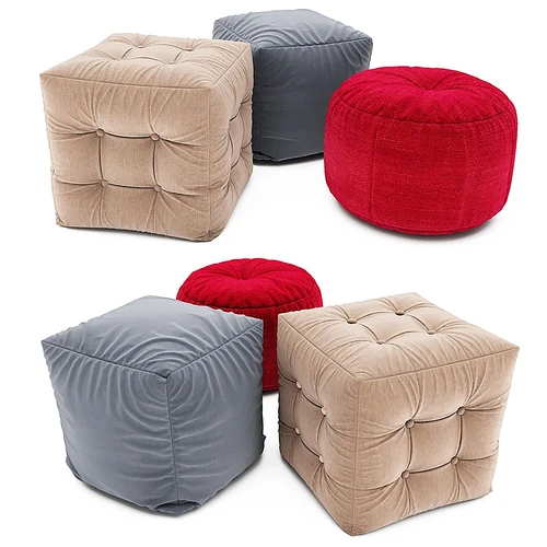 Pouf 美式方凳