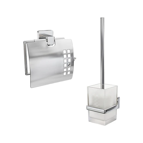 Bathroom accessories Dill 现代纸巾架马桶刷组合