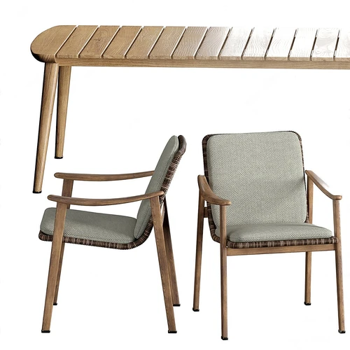 minotti 现代餐桌椅