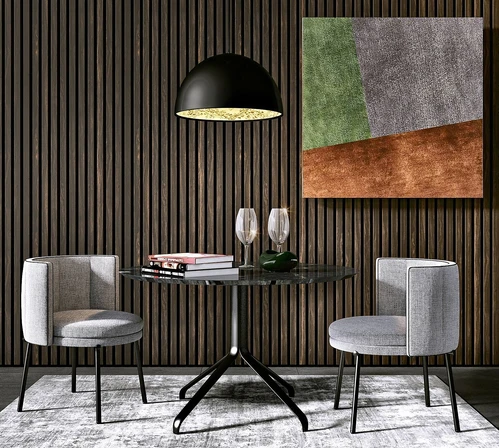 minotti 现代餐桌椅组合