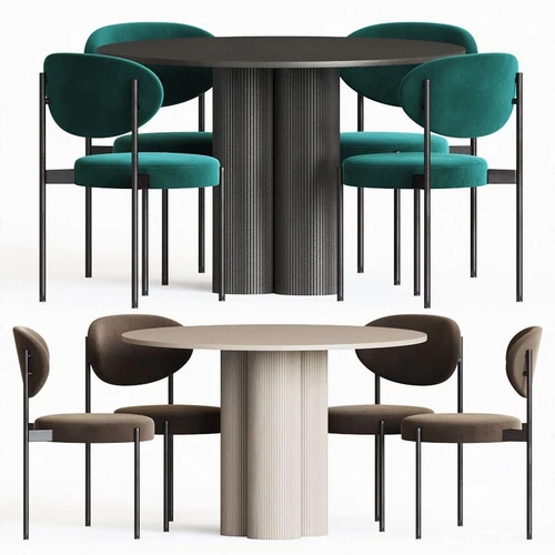 cornerdesign 现代餐桌椅