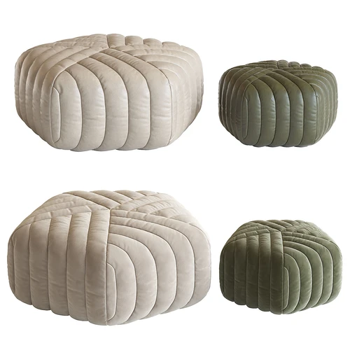 Ottoman 五边形菱纹布艺凳