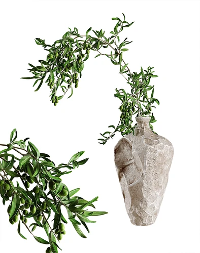 新中式植物摆件