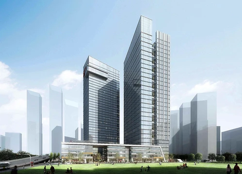 现代商业办公楼建筑外观