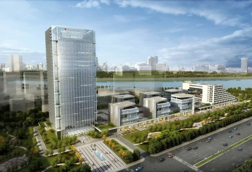 现代高层办公楼建筑外观
