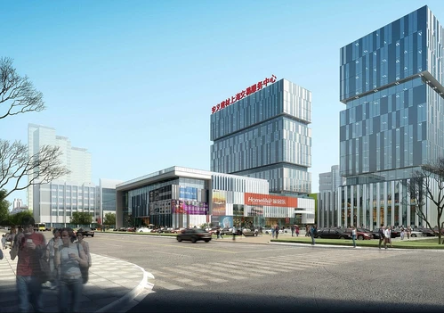 现代商业楼建筑外观