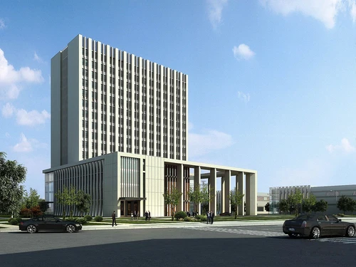 现代办公楼建筑外观