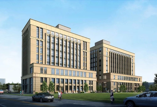 现代办公楼建筑外观