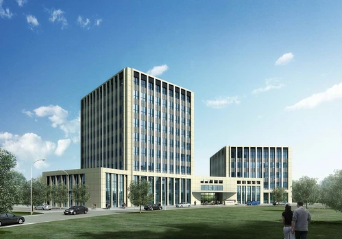 现代办公楼建筑外观