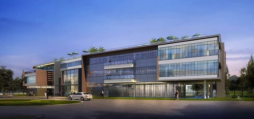 现代办公楼建筑外观