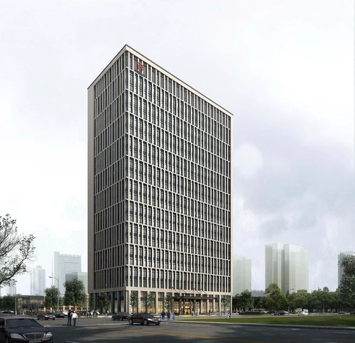 现代高层办公楼建筑外观