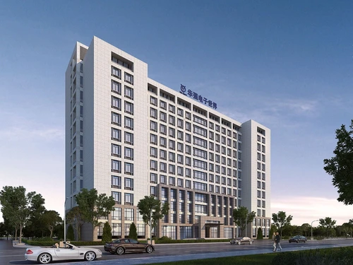 现代办公楼建筑外观