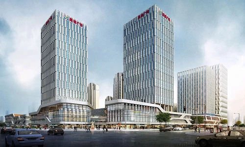 现代商业中心建筑外观
