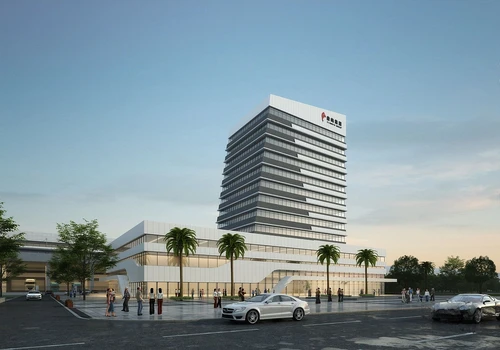 现代办公楼建筑外观