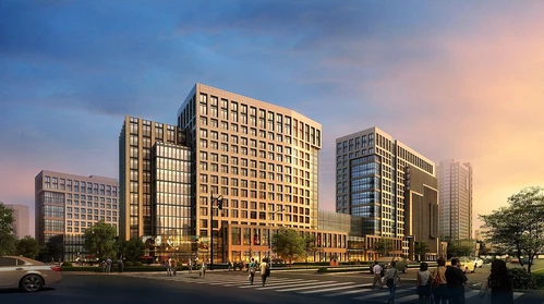 现代商业办公楼建筑外观