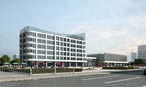 现代办公楼建筑外观