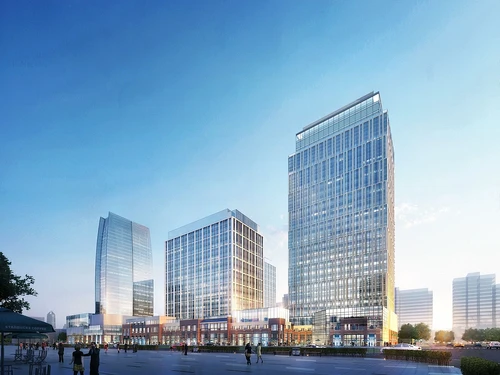 现代办公楼建筑外观