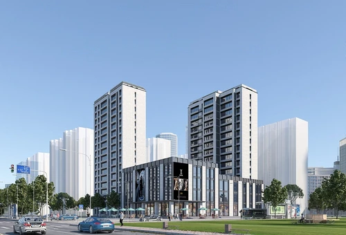 现代商场建筑外观