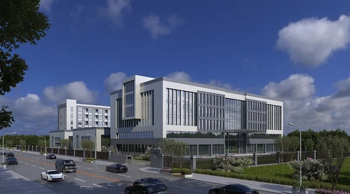 现代工业厂房建筑外观