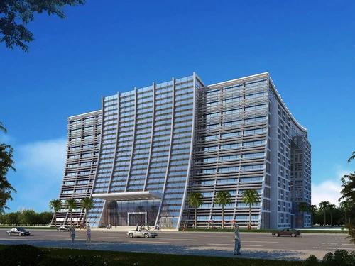 现代办公楼建筑外观