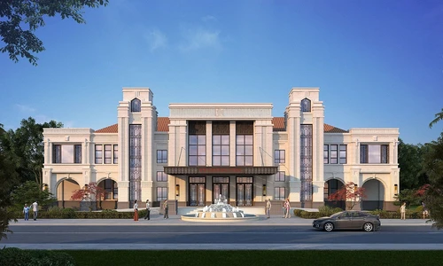 欧式会所建筑外观