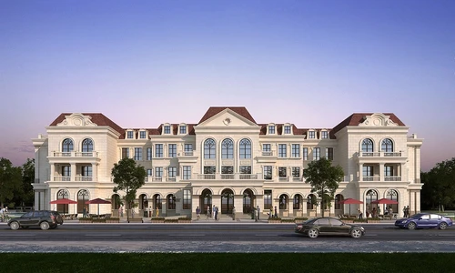 欧式会所建筑外观