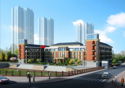 欧式学校建筑外观