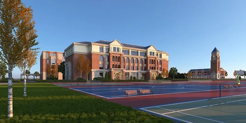 简欧学校建筑外观