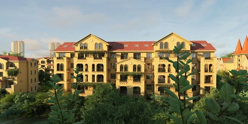欧式住宅小区外观