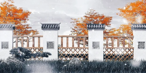 中式古建围墙围栏